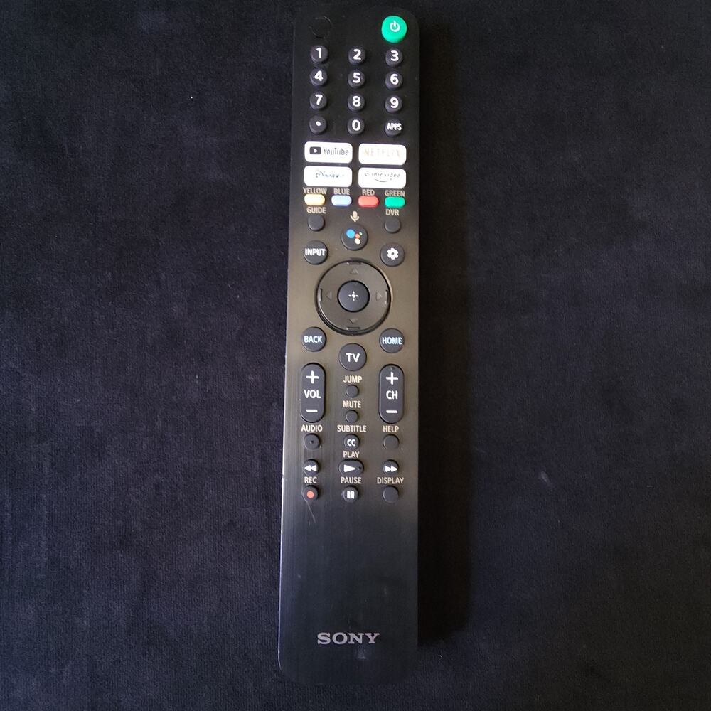 Sony Remote Control Controller RMF-TX520U w/ Microphone for Sony Smart TVs Black